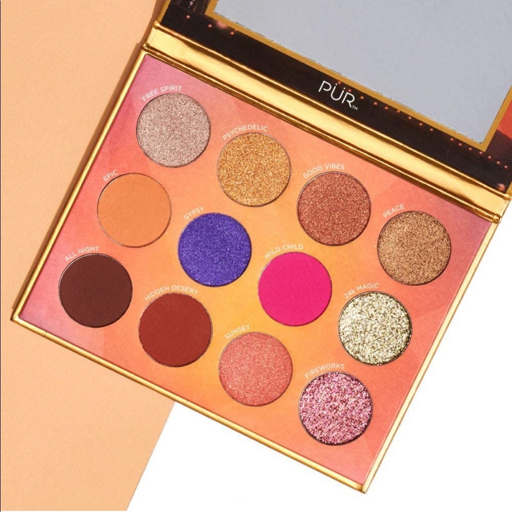 PUR FESTIVAL 12 piece pressed pigment palette